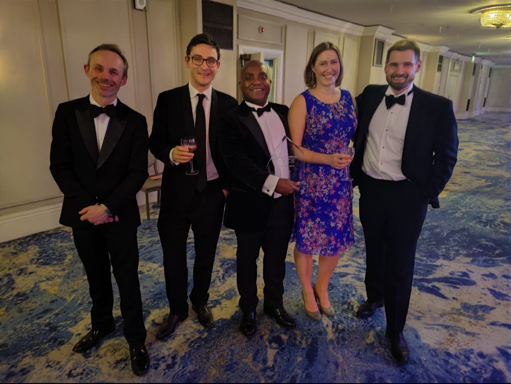 Pension Age Awards Cardano Advisory team