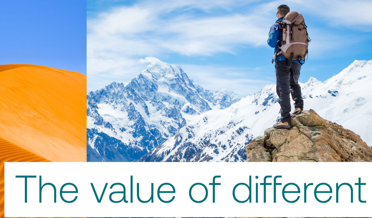 the value of different